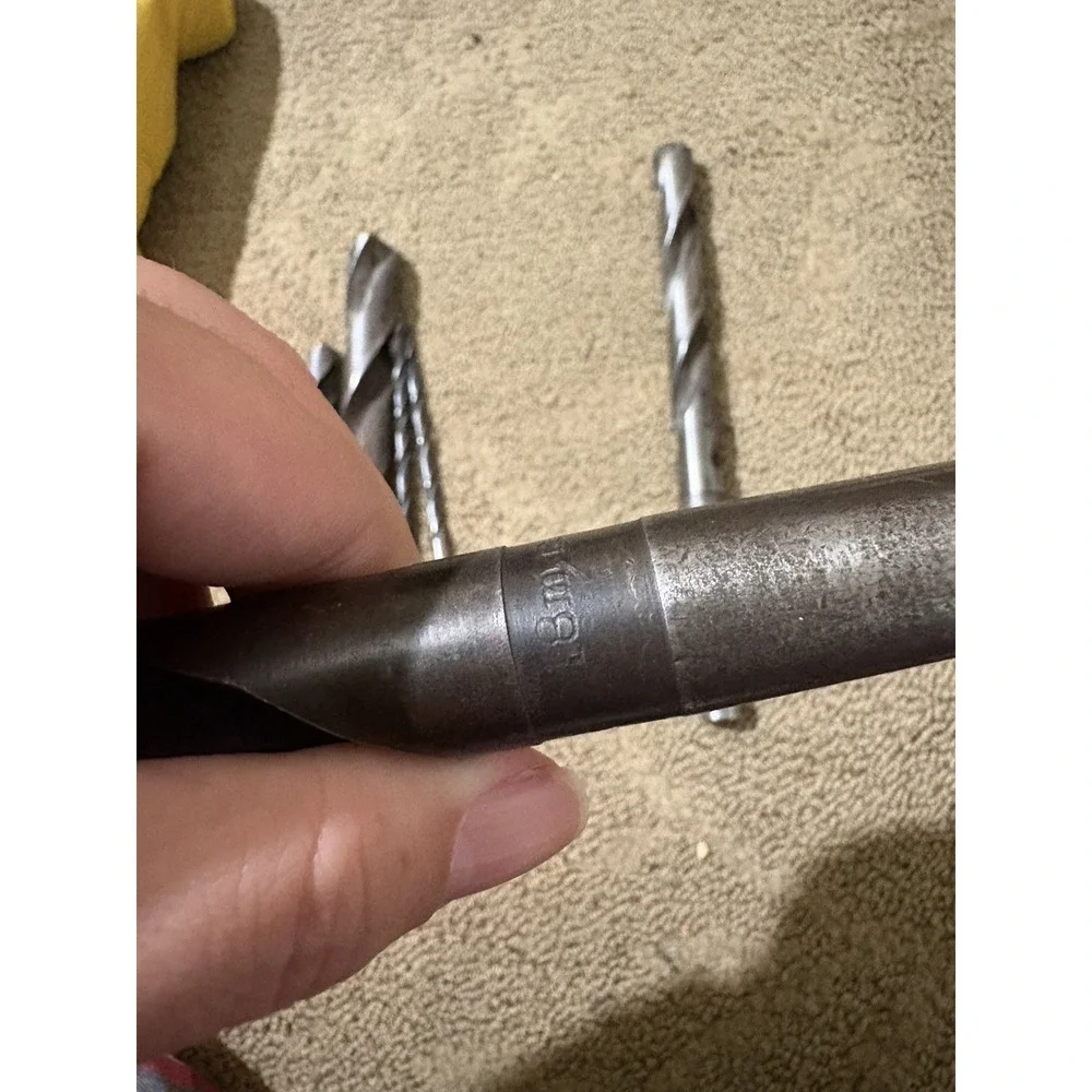 Lot Of 6 MORSE USA TWIST DRILL BIT MORSE TAPER 17/32‎ 47/64 18mm See Pictures